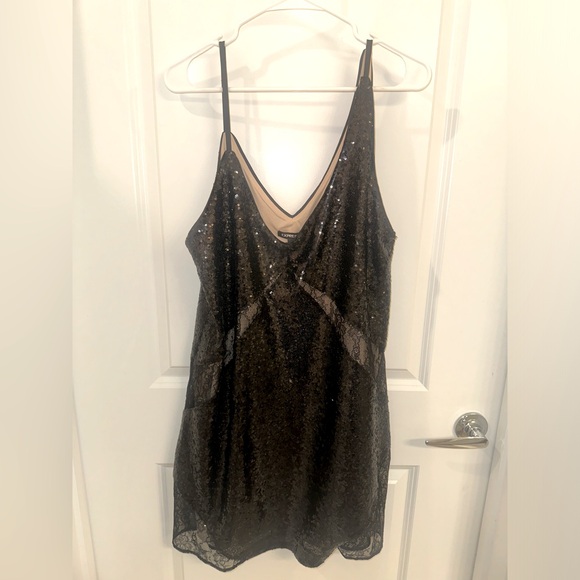 Express Sequin Lace Shift Cami Dress - XL - Picture 2 of 3